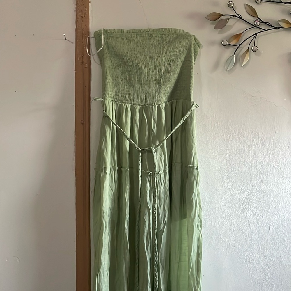 Green Long Jumpsuit